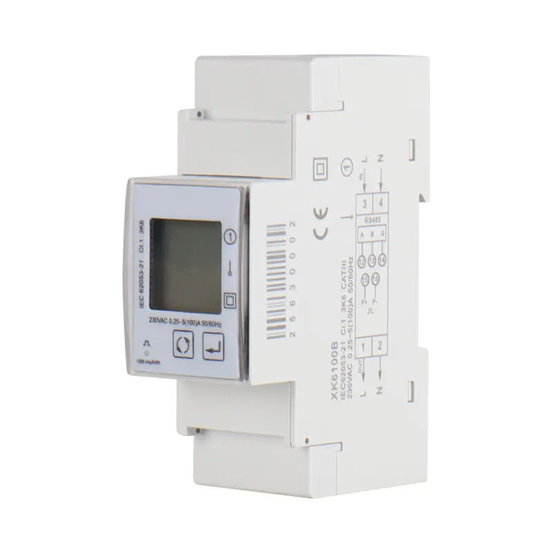 2p Fasa Single Fasa DIN Meter Smart Meter Rail Energy