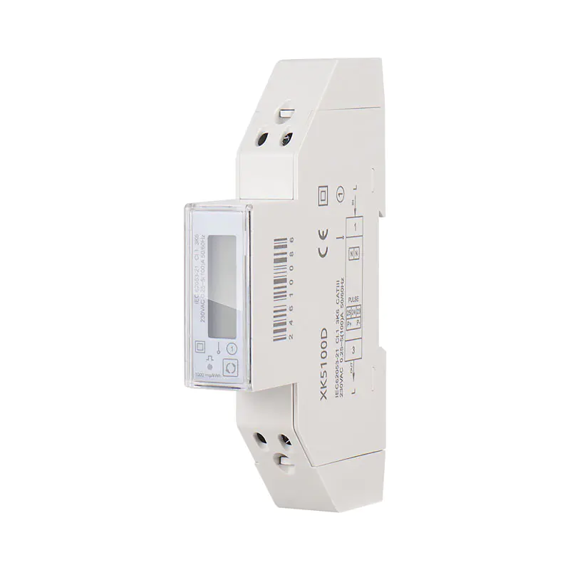 LCD memaparkan pelbagai fungsi Meter Smart Meter Rail Energy